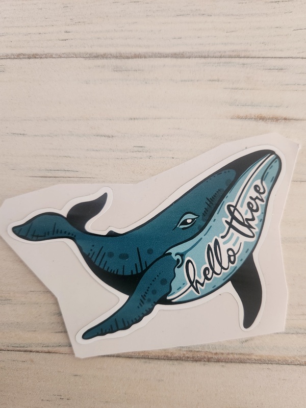 whale vinyl sticker cape town