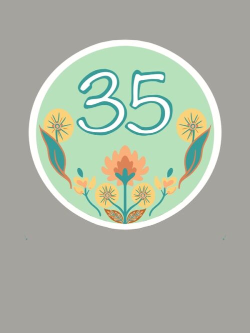 35 – House Number – Bin Sticker - Pond and Garden Plants